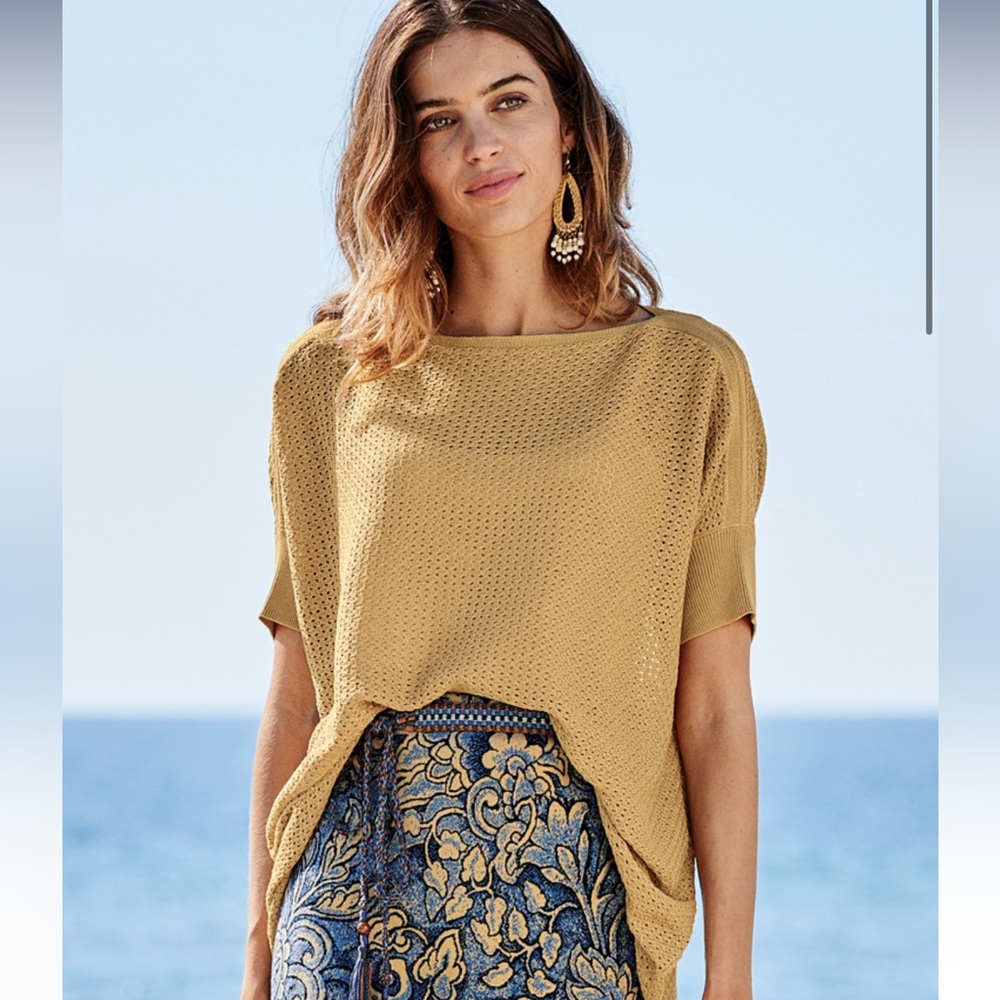 NWT Peruvian Connection Gulfside Top M/L